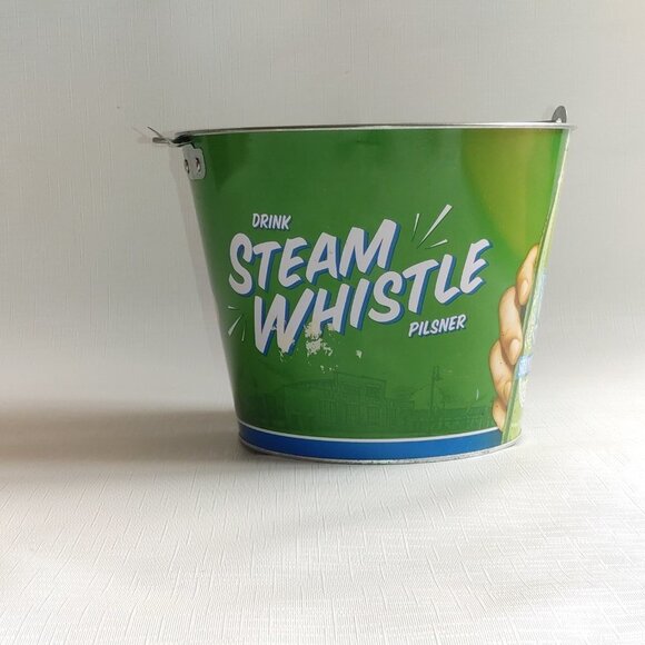 RETRO STEAM WHISTLE Beer Bucket Metal Beer Bucket - Picture 9 of 11